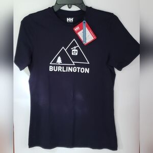 NWT Helly Hansen HH City Tee Women's Navy Blue T Shirt Size Medium